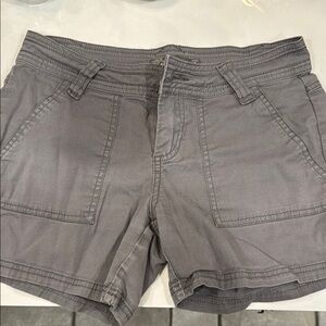 Prana Gray Cargo Shorts - 5" inseam